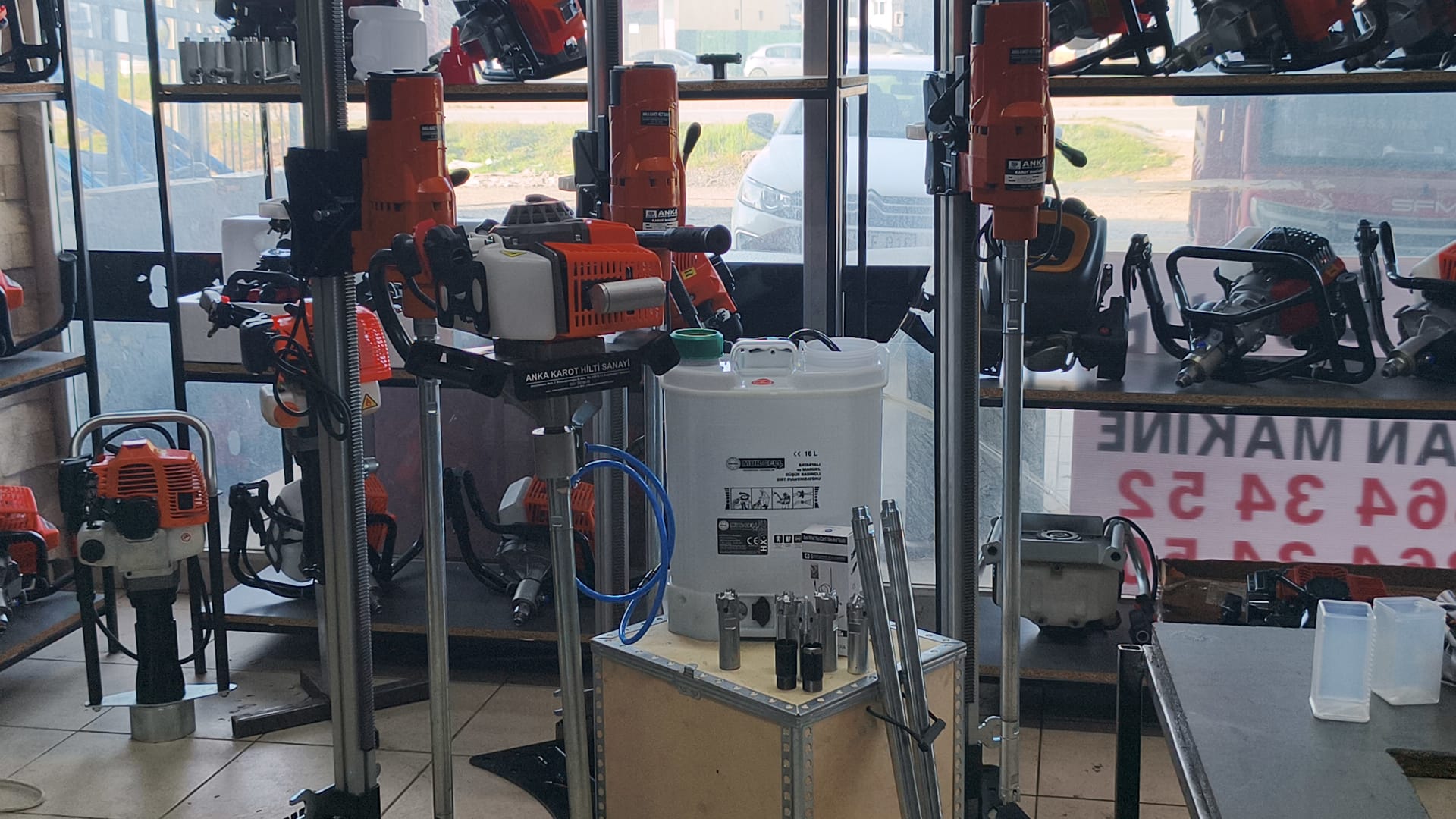 5,5 Redüktörlü El Karot Makinesi